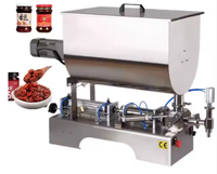 Machine de remplissage horizontale manuelle à entraînement électrique 1 ml pour l'emballage de canettes/bouteilles de boissons 110/220 V, facile à utiliser