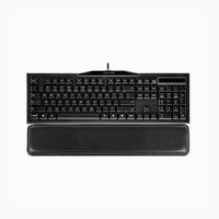 Reposamuñecas Ergonómico de Espuma Viscoelástica para Teclado, con Cubierta de Cuero PU, para Escritores, Gamers y Uso en Oficina, Certificado y Personalizable