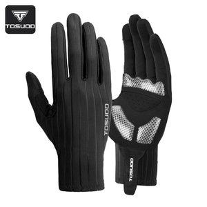 TOSUOD Cycling Gloves Bicycle Breathable Shock Absorbing Windshield Non-slip Sports Full Finger Gloves Spring Autumn Thin - Product Image 1