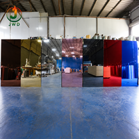 Panel y Tablero de Pared Coextruido de Diseño Moderno, Placa de Espejo Metálica PET, Compuesto de Fibra de Carbono/Carbón de Bambú