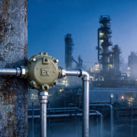 Boîtier de jonction antidéflagrant en aluminium 500V 20A, indice de protection IP66, certifié ATEX IECEx, pour applications électriques industrielles