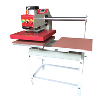 Presse à Chaud Pneumatique Semi-Automatique Double Station pour T-shirts 40x50cm 40x60cm, Plaque d'Impression Neuve
