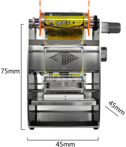 Máquina de sellado de <span class=keywords><strong>bento</strong></span> plástico thali bandeja de comida máquina de sellado - Product Image 4