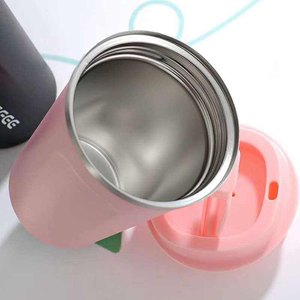 Vaso Térmico Personalizado de Acero Inoxidable 304 de Doble Pared con Tapa, Venta al Por Mayor - Product Image 5