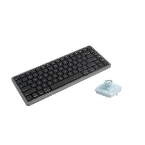 คีย์บอร์ดกลไก AKKO Air 01 Thin OEM Cherry พร้อมเคสอะลูมิเนียม CNC แบตเตอรี่ในตัว 4500mAh พอร์ต USB Type-C ไฟ RGB Backlight - Product Image 1