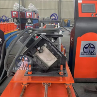 Máquina Automática para Fabricar Trusses en U, Máquina de Perfilado de Rollos de Aluminio para Techos, Equipo de Perfilado de Perfiles en U de Acero