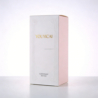 Emballage de produit personnalisé, petite boîte en papier avec gaufrage à chaud doré et impression couleur haute définition, gaufrage UV