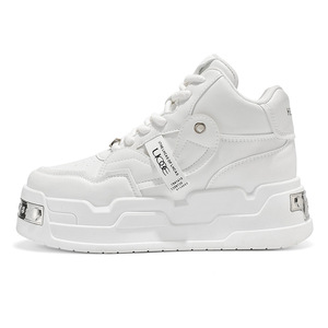 Zapatillas de caña alta con suela gruesa y aumento de altura, diseño único, superventas, nueva colección Otoño/Invierno 2026, producto transfronterizo. - Product Image 5