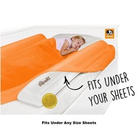 Barandilla Inflable de PVC para Cama de Bebés (0-12 Meses), Protección Contra Caídas, Bolsa de Almacenamiento Fácil de Guardar, Color Personalizado, Estilo Coreano, Portátil