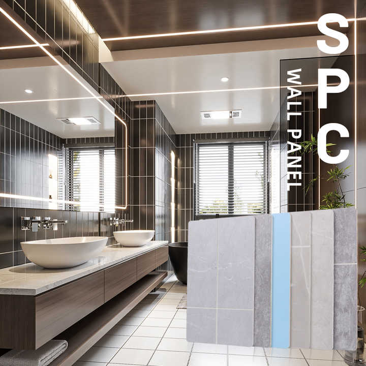 SPC Wall Panels - Eco-Friendly, Waterproof Bathroom Decor