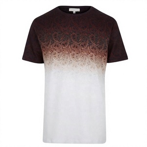 เสื้อยืดวิ่งกีฬาคุณภาพสูงสำหรับผู้ชาย ผ้าโพลีเอสเตอร์ถัก พิมพ์ลายดิจิทัล คอกลม แขนสั้น ทรงปกติ - Product Image 1