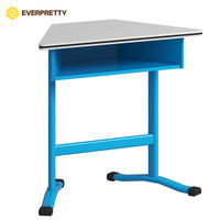 Ensemble de mobilier scolaire modulaire pour salle de classe, avec bureaux et chaises combinables pour l'apprentissage collaboratif en groupe, pour l'approvisionnement en gros