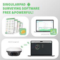 SingularXYZ E1 Pro 屏幕 GNSS 接收器 基于网络的数据下载 固件升级 WiFi 蓝牙 NFC GNSS RTK 基站和流动站
