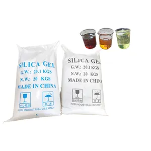 china high purity pure white color silica gel sand red diesel oil decolorizing