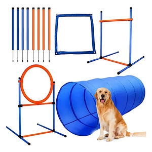 Équipement d'entraînement d'agilité pour chien personnalisable PetFit pour l'entraînement des chiens en intérieur et en extérieur avec barre de saut d'obstacles, fournitures pour animaux de compagnie - Product Image 2
