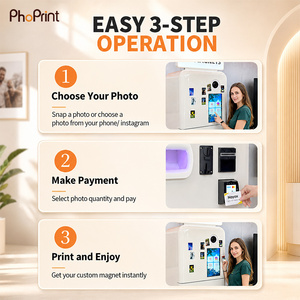 Touchscreen <strong>Photo</strong> Fridge Magnet Printer <strong>Photo</strong> Booth For Events Weddings And Birthday Party - Product Image 5