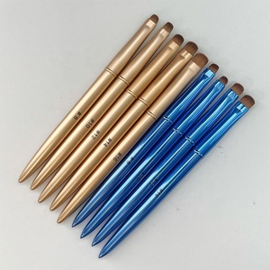Stylo de manucure française le plus vendu avec manche métallique, brosse à ongles en poils de Kolinsky personnalisable, vente en gros directe usine 8 # 10 # 12 # 14 # 16 # - Product Image 2