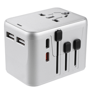 Adaptateur de voyage tout-en-un RR Travel Extension Cord <span class=keywords><strong>USB</strong></span> 1920W PQ Power <span class=keywords><strong>Multi</strong></span> Plug 2 Type-C + 2 <span class=keywords><strong>USB</strong></span> en matériau GaN, certifié CE ROHS FCC - Product Image 5