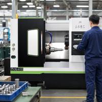Centre d'usinage CNC haute performance à lit incliné avec outils motorisés
