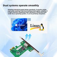 Adaptateur Ethernet industriel interne Gigabit EFT-116 EIP PCI Express avec négociation automatique – En stock