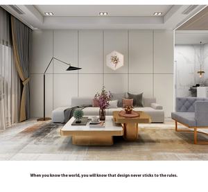 Azulejo de cerámica de dibujo de alambre de cuerpo completo creativo de madera moderno elegante superficie de ranura de 600x1200 para línea de escritorio de pared de balcón - Product Image 6