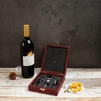 Ensemble d'ouvre-bouteilles à vin rouge, boîte en bois, outils de cuisine, tire-bouchon, ouvre-bouteilles, élévateur de bouteilles de vin, emballages de luxe