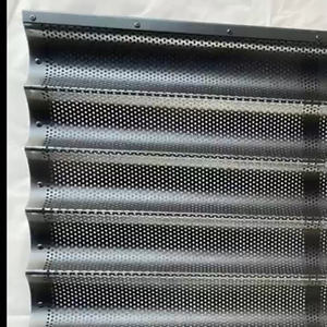 Moule à pain français antiadhésif 4/5 rangées <span class=keywords><strong>de</strong></span> plateau <span class=keywords><strong>de</strong></span> <span class=keywords><strong>cuisson</strong></span> <span class=keywords><strong>de</strong></span> baguette <span class=keywords><strong>perforée</strong></span> en aluminium avec cadre - Product Image 2