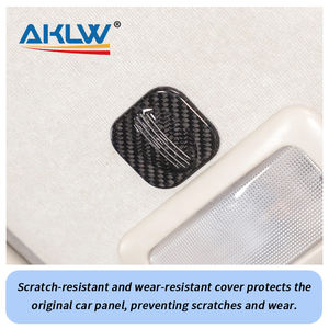 Pour <span class=keywords><strong>Fiat</strong></span> 500 2021-2023 véritable fibre de carbone automobile intérieur accessoires Microphone Volume indicateur boîte - Product Image 6