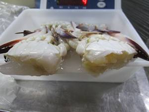 नए आगमन मौसम 2025 ताजा चीनी/चीन जमे हुए नीले तैराकी क्रब - Product Image 5