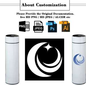 Thermos en acier inoxydable avec logo personnalisé, affichage de la température LED, capacité de 18/36/64 oz, isolation thermique de 12 à 24 heures - Product Image 2