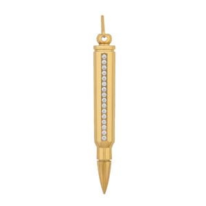 Bullet Shape Stainless Steel Cremation Pendant Necklace Pets Keepsake Urns for Ashes Gold Color Jewelry - Product Image 4