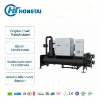 Cnhthvac Nouvelle Arrivée Chiller à Vis Refroidi par Eau à Haut COP 5.53 R134a 90-550RT avec Compresseur Semi-Hermétique AC