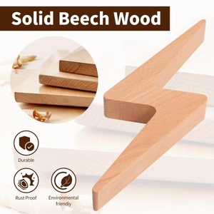 Estante de baño rectangular de pared Dali, ahorrador de espacio, duradero, de madera, para papel higiénico y artículos de baño - Product Image 2