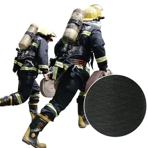 Firefighter Uniform Material 30s/2 Aramid Spun Yarn High Temperature Resistance Material Factory