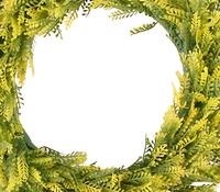 Vente en gros populaire guirlande suspendue de simulation plante artificielle herbe fleur artificielle pour la décoration intérieure et extérieure