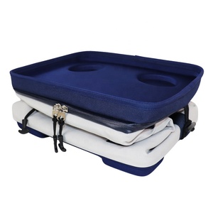 Vente en gros grand sac à lunch isotherme avec fermeture éclair et 4 porte-canettes pour l'extérieur, sac isotherme pour plage voyage pique-nique - Product Image 5