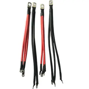 SC25-8 Lug terminal with 8awg /4AWG silicone wire red or Black terminal wires
