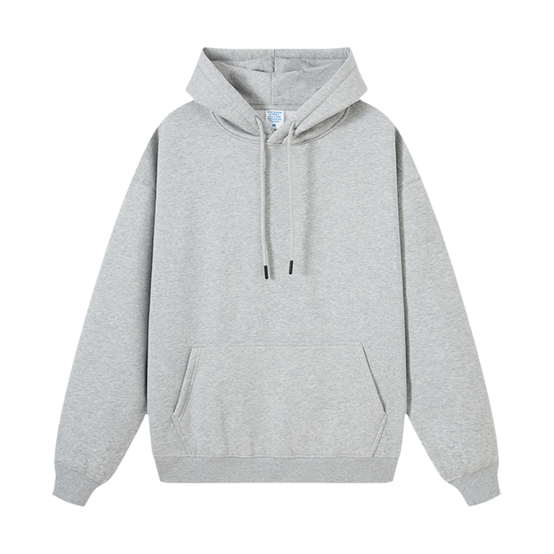 Sweat à capuche gris fleur