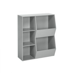 New Arrival Child Book Door Drawer Shape Shelf Kid Toy Car Storage Cabinet for Play Living Room