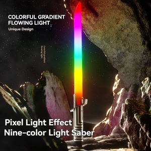 <span class=keywords><strong>Nueve</strong></span> colores Light up Saber Multi modos Juguetes brillantes Espada intermitente Juguetes Luz LED <span class=keywords><strong>Espadas</strong></span> Guerreros y Galaxy War Fighter - Product Image 2