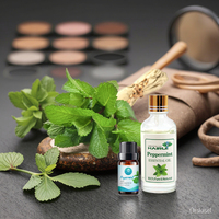 Huile essentielle de menthe poivrée à vente chaude, huile de menthe poivrée 100% pure et naturelle pour le massage musculaire, produits rafraîchissants, diffuseur d'arômes