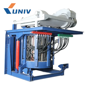 100kg 250kg 500kg 750kg 1T 2T 5T fer électrique fusion métal fusion Induction four industriel acier inclinable four Machine - Product Image 5