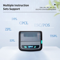 Imprimante d'étiquettes thermiques portable sans fil de 4 pouces Imprimante thermique pour logistique expédition express en entrepôt en stock
