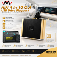 Prosesor Audio DSP Mobil 4 Input 10 Output Rasio S/N 105dB 20Hz-40kHz Pasokan Pabrik OEM/ODM Elektronik Otomotif