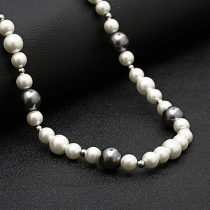 Collier Hipster Street Hip-hop à perles rebondissantes, style Asap Rocky, avec collier court en acier inoxydable pour homme - Product Image 6