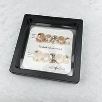 Uñas a presión, hechas a mano, Forma cuadrada corta, taladro grande de ojo de gato, alta calidad, reutilizable.