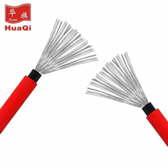 HUAQI Flexible 6mm2 H1z2z2-K Battery Power Cable Single Core Pure Copper Solar Cable with PVC XLPE Insulation for Power Stations