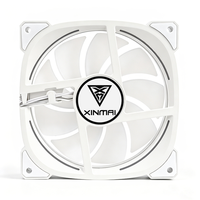 Refroidisseur de processeur ARGB OEM 120 mm, ventilateur PC à roulement hydraulique PWM 4 broches 5 V 3 broches, radiateur de jeu aux couleurs personnalisables et réglables