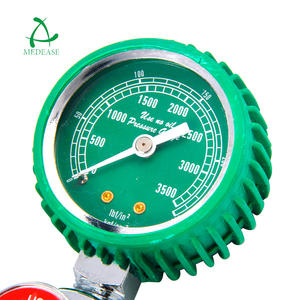 MEDEASE CGA540 Régulateur de bouteille d'oxygène médical à haut débit à flotteur avec humidificateur - Product Image 3