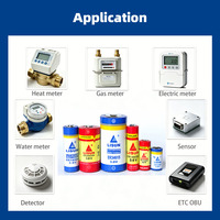 Baterai Lithium Long Life ER14505 Ukuran AA 3.6V 2.4Ah untuk Sensor Pintar LoRa NB-IoT dan Pencatatan Data Jarak Jauh